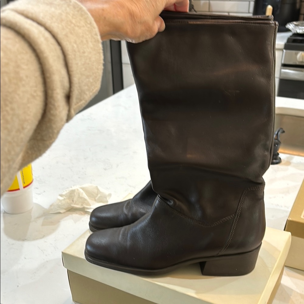 Naturalizer Black Leather Boots